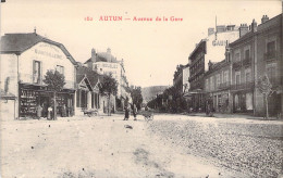 FRANCE - 71 - AUTUN - Avenue De La Gare - Carte Postale Ancienne - Autun