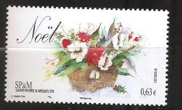 Saint Pierre Et Miquelon 2013 N° 1096 ** Noël, Bouquet, Fleurs, Fleur, Houx, Droséra, Tulipe, Botanique, Osier - Unused Stamps