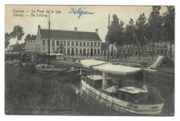 Deynze  Deinze   De Leibrug  Le Pont De La Lys - Deinze