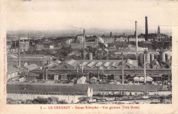 FRANCE - 71 - LE CREUSOT - Usine Schneider - Vue Générale Côté Ouest - Carte Postale Ancienne - Le Creusot