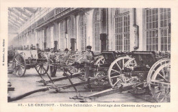 FRANCE - 71 - LE CREUSOT - Usine Schneider - Montage Des Canons De Campagne - Carte Postale Ancienne - Le Creusot