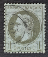 France 1870 N°25 Ob CaD TB Cote 25€ - 1863-1870 Napoléon III Lauré