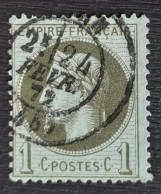 France 1870 N°25 Ob CaD TB  Cote 25€ - 1863-1870 Napoléon III Lauré