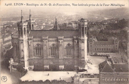 FRANCE - 69 - LYON - Basilique De ND De Fourvière - Vue Latérale Prise De La Tour Métallique - Carte Postale Ancienne - Autres & Non Classés