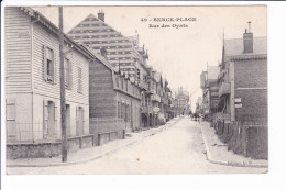 49 - BERCK-PLAGE - Rue Des Oyats - Berck