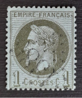 France 1870 N°25 Ob GC1386  TB Cote 25€ - 1863-1870 Napoléon III Lauré