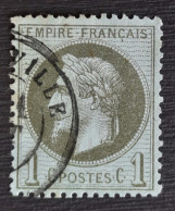 France 1870 N°25 Ob CaD TTB Cote 25€ - 1863-1870 Napoléon III Lauré
