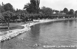 Hermance La Plage Et Le Quai Cachet Salon De L'automobile 1948 - Hermance