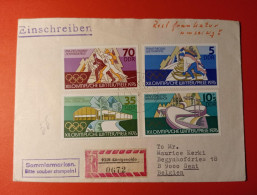 1976 DDR - Letter - Hiver 1976: Innsbruck