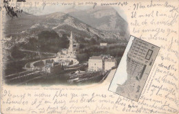 FRANCE - 65 - LOURDES - Vue Générale De La Basilique - Carte Postale Ancienne - Lourdes