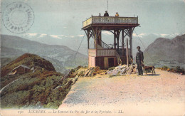 FRANCE - 65 - LOURDES - Le Sommet Du Pic Du Jer Et Les Pyrénées - Carte Postale Ancienne - Lourdes