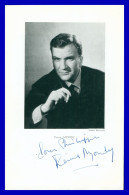 * VERITABLE AUTOGRAPHE ET DEDICACE - PIERRE MONDY - STUDIO HARCOURT - CLAUDE JOSEPH - PIERRE GOUTAS - Actores Y Comediantes 