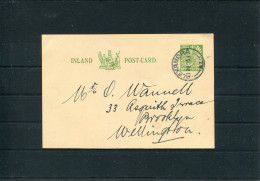 1935 New Zealand Stationery Postcard Alexandra - Wellington. Rifle Club - Interi Postali