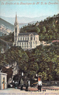 FRANCE - 65 - LOURDES - La Grotte Et La Basilique De ND De Lourdes - Carte Postale Ancienne - Lourdes