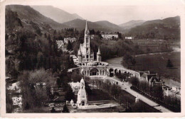 FRANCE - 65 - LOURDES - La Basilique Vue Du Château Fort - Carte Postale Ancienne - Lourdes