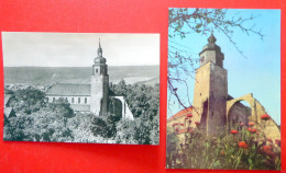 2 X Thalbürgel - Kirche - Kloster - Ruine - 1983, 1984 - Echt Foto - Thüringen - Bad Klosterlausnitz