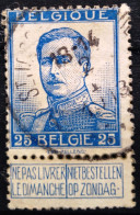 BELGIQUE                    N° 120                       OBLITERE - 1915-1920 Albert I.