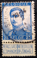 BELGIQUE                    N° 120                       OBLITERE - 1915-1920 Alberto I