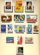 Bresil (1969-74)  -  Art - Evenements - Noel Obliteres Et Neufs**/* - MLH Or MNH  - 3 Pages -  49 Val. - Used Stamps