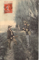 FOLKLORE - Procès Verbal - Chasseur  - Carte Postale Ancienne - Other & Unclassified