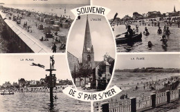 FRANCE - 50 - ST PAIR SUR MER - Souvenir - Multivues - Carte Postale Ancienne - Saint Pair Sur Mer