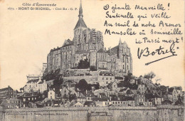 FRANCE - 50 - LE MONT ST MICHEL - Coté Est - G F - Carte Postale Ancienne - Le Mont Saint Michel