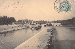 FRANCE - 51 - REIMS - Le Port Du Canal - Carte Postale Ancienne - Reims