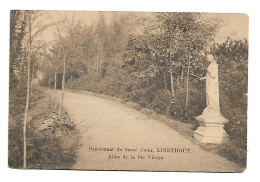 CPA, Pensionnat Du Sacré Coeur Lindthout, Allée De La Ste Vierge (matige Staat Hoeken) - Woluwe-St-Lambert - St-Lambrechts-Woluwe