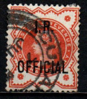 GRAN BRETAGNA - 1888 - SOVRASTAMPA - I.R. OFFICIAL - OVERPRINTED - USATO - Service