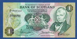 SCOTLAND - P.111a – 1 POUND 10.08.1970 XF+, S/n A/1 0657332 - 1 Pound