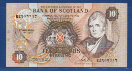 SCOTLAND - P.117a – 10 POUNDS 07.05.1992 XF/aUNC, S/n EZ505237 - 10 Pounds