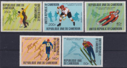 F-EX42371 CAMEROON CAMEROUN MNH 1976 INNSBRUCK WINTER OLYMPIC GAMES SKI HOCKEY.  - Hiver 1976: Innsbruck