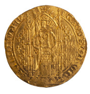 CHARLES V - Franc à Pied - 1364-1380 Carlo V Il Saggio 