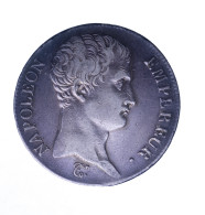 Premier Empire 5 Francs Napoléon Empereur Calendrier Révolutionnaire An 13 Paris - 5 Francs