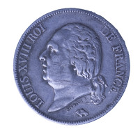 Restauration - Louis XVIII-5 Francs- 1818 Rouen - 5 Francs