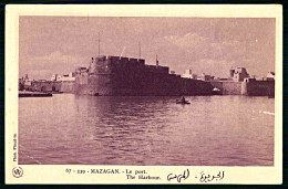 A63 MAROC CPA  MAZAGAN - LE PORT - Collections & Lots