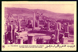 A63 MAROC CPA  VOLUBILIS - LE GRAND BASSIN OU LA MAISON AUX COLONNES - Collections & Lots