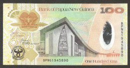 Papua New Guinea 100 Kina Commemorative 35 Years 2008 Hybrid Polymer - Papua-Neuguinea