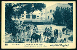 A63 MAROC CPA  RABAT - LE SULTAN SORT DE SON PALAIS - Collezioni E Lotti