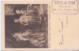 1908 - ITALIE - ITALIA - SICILIA - TORINO - CACHET HOTEL DU NORD DE TURIN  34 RUE DE ROME - Bar, Alberghi & Ristoranti