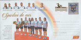 ROMANIA  2022 - GOLDEN SPORTSMEN - ROWING -5 Gold Medals To World Rowing Championships  Cover Stationery - Rowing