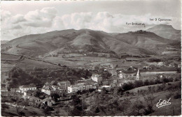 CPSM FRANCE 64 PYRENEES-ATLANTIQUES URRUGNE - Behobie - Vue Générale - Au Loin, Le Fort St-Martial Et Le Mont - Urrugne