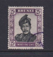 BRUNEI - 1952 Sultan Omar Ali Saifuddin Watermark Multiple Script CA 25c Used As Scan - Brunei (...-1984)