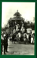 Cpa India Vel Festival Char Boeufs Procession Colombo  Ceylon Sri Lanka Animé N°10/4 - Asia