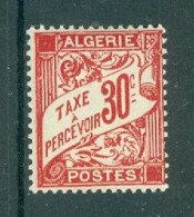 ALGERIE - TIMBRE -TAXE N°25** MNH SCAN DU VERSO. Type De 1926-28 Sans R.F. - Strafport