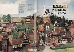 Catalogue FALLER 1973-74 Modellhus Auto Racing Hit Car Hit Train  - En Suédois - Non Classificati