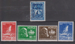 Norvège N° 207 à 211 Avec Charnières - Neufs