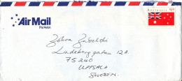 Australia Air Mail Cover Sent To Sweden Lane Cove (no Postmark On The Cover) - Covers & Documents