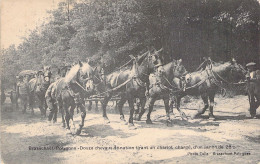 MILITARIA - BRASSCHAET POLYGONE - Douze Chevaux De Nation Tirant Un Chariot Avec Un Canon De 28c- Carte Postale Ancienne - Materiale