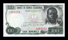 Equatorial Guinea Ecuatorial 100 Bipkwele 1979 Pick 14 Sc Unc - Equatorial Guinea